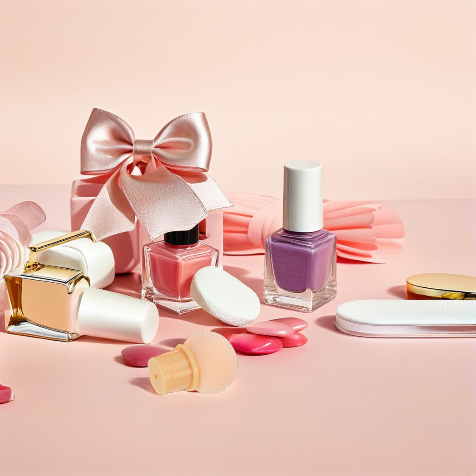 Nail Art Ombre - 50 قطعة من رؤوس الإسفنج البديلة