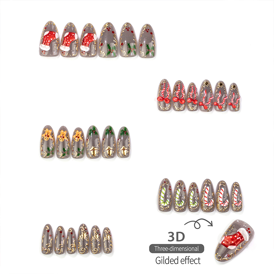 مجموعة أظافر اصطناعية بتصميم ع - مراجعة Nail Art Jelly وسعره