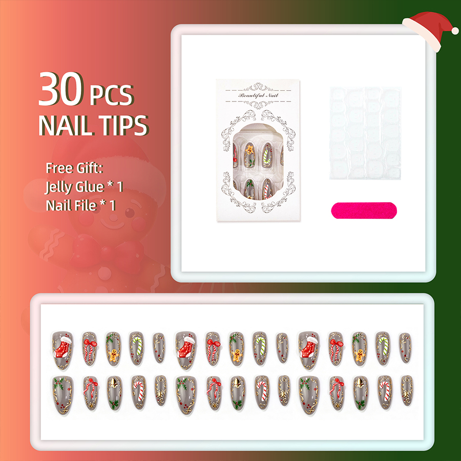 مجموعة أظافر اصطناعية بتصميم ع - مراجعة Nail Art Jelly وسعره