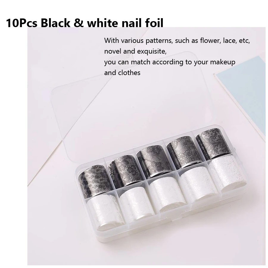 10 لفات 2.5*60 سنتيمتر جديد أس - مراجعة Nail Art Leopard وسعره
