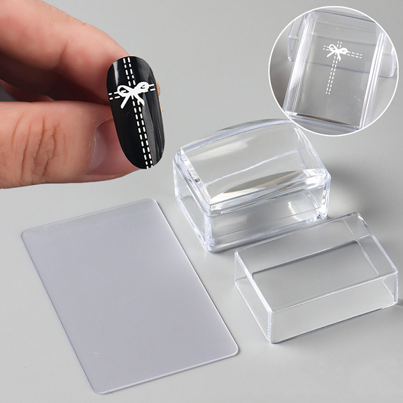 مستطيل شفاف مسمار الفن الختام  - مراجعة Nail Art Jelly وسعره