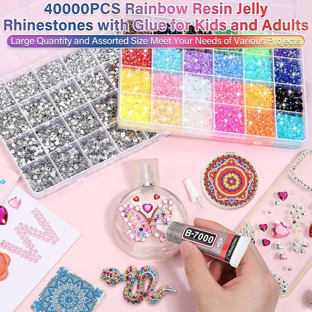 مجموعة أحجار الراين الراتنجية  - مراجعة Nail Art Jelly وسعره