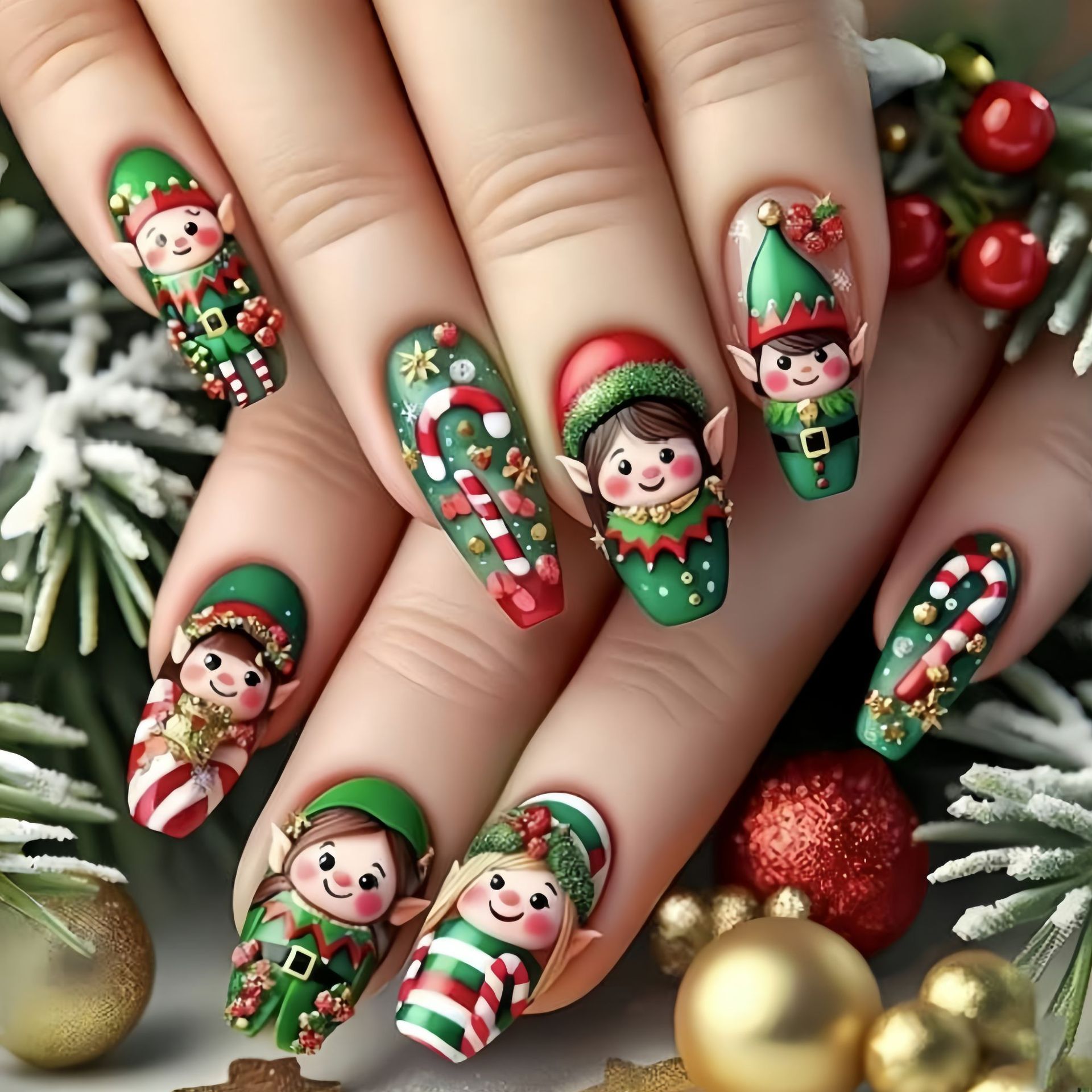 أظافر صناعية متوسطة الحجم لحفل - مراجعة Nail Art Fake وسعره