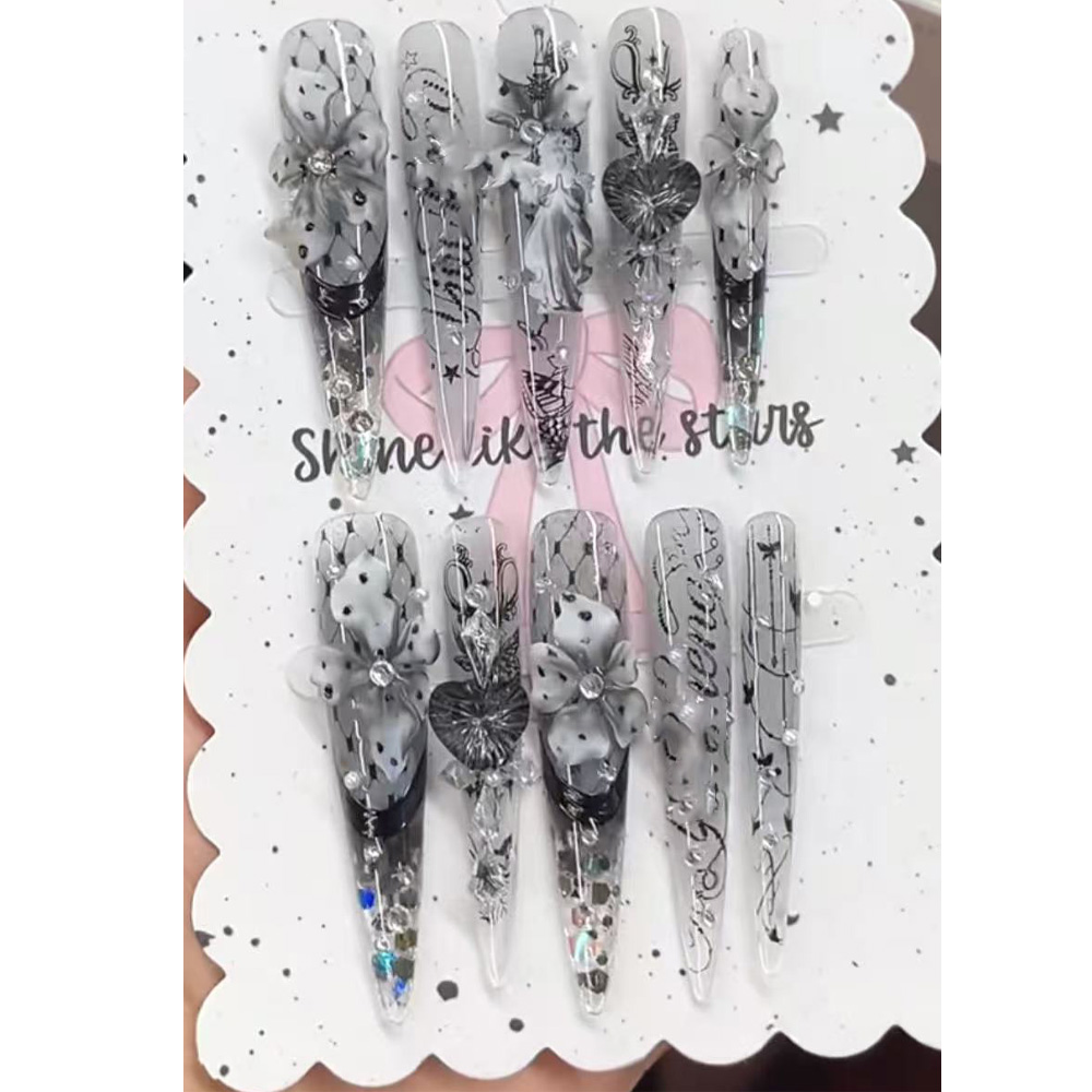 ملصقات أظافر صناعية بتصميم Y2K - مراجعة Nail Art Leopard وسعره