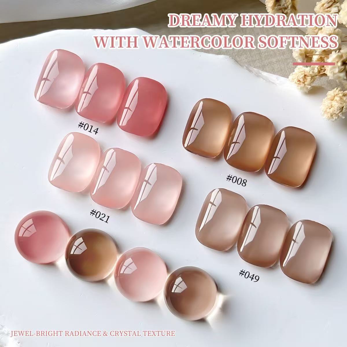 XEIJAYI 4 ألوان هلام هلام مسما - مراجعة Nail Art Jelly وسعره