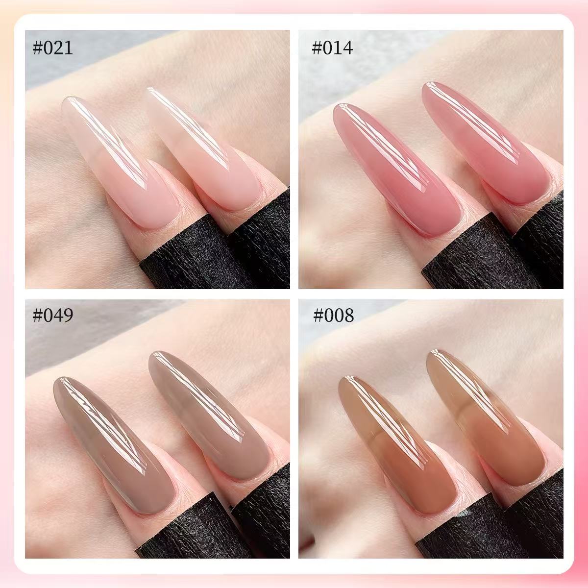 XEIJAYI 4 ألوان هلام هلام مسما - مراجعة Nail Art Jelly وسعره