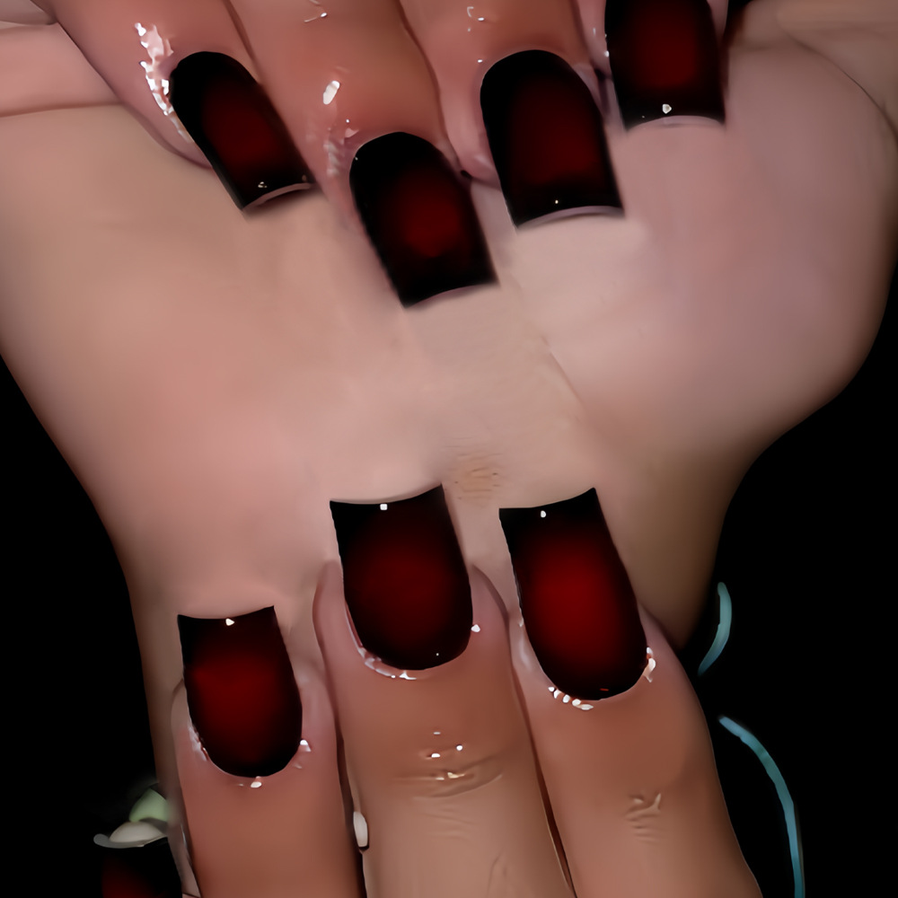 أظافر صناعية قصيرة مربعة الشكل - مراجعة Nail Art Fake وسعره