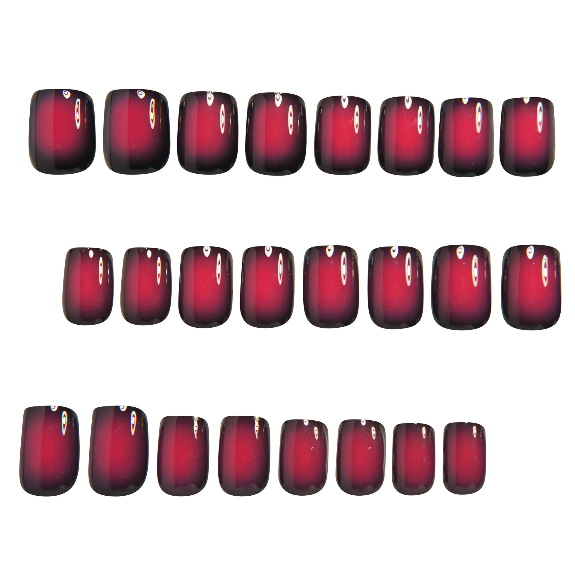 أظافر صناعية قصيرة مربعة الشكل - مراجعة Nail Art Fake وسعره