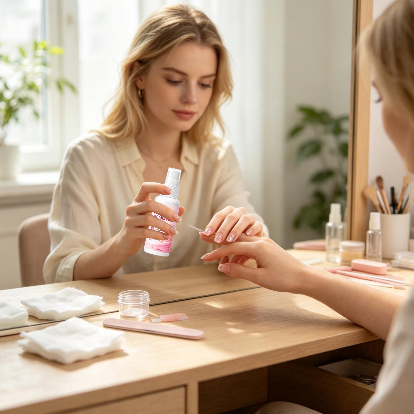 بخاخ مزيل الأظافر 60 مل للأظاف - مراجعة Nail Art Fake وسعره