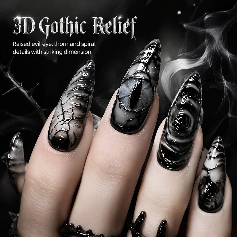 أظافر اصطناعية لامعة بتصميم قو - مراجعة Nail Art Fake وسعره