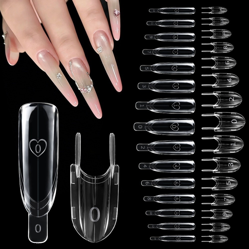120 قطعة من قوالب الأظافر الشف - مراجعة Nail Art Y2K وسعره