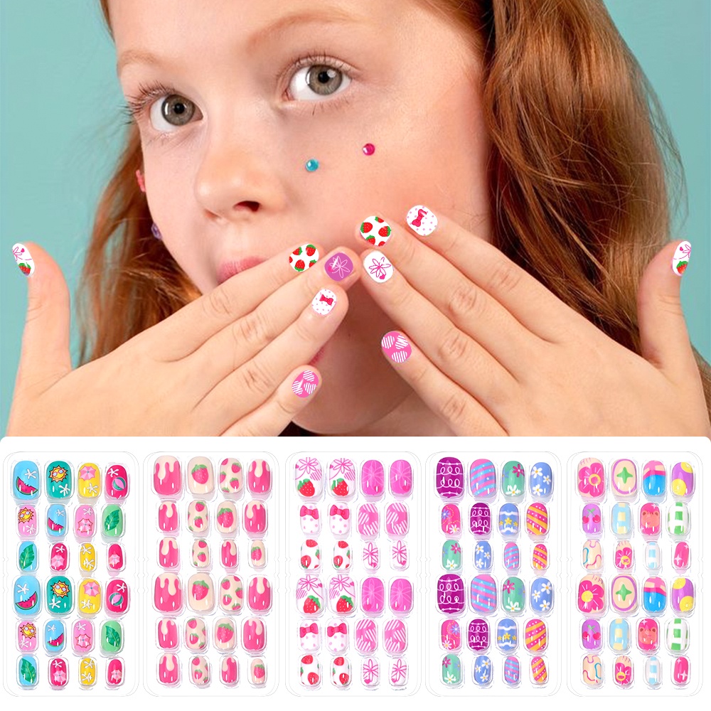 120 قطعة 5 مجموعة كاندي الاطفا - مراجعة Nail Art Y2K وسعره